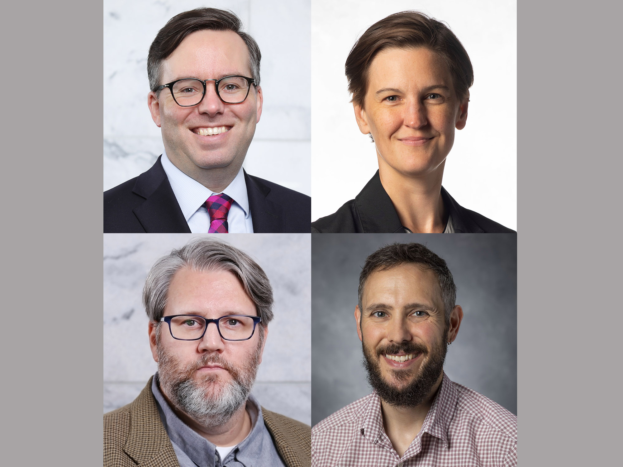 Four earn promotions, including named professorships