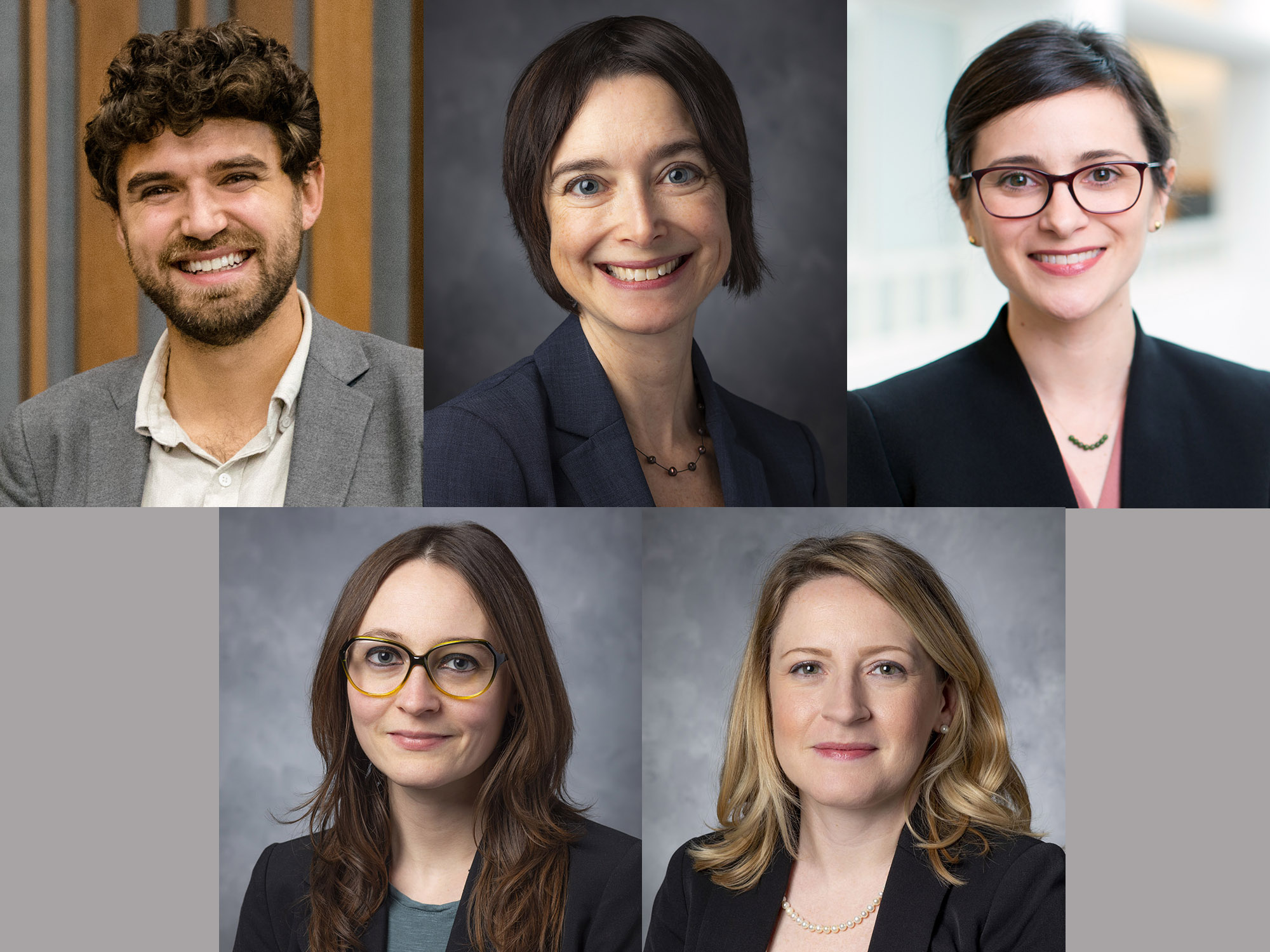 School welcomes five faculty, including hires from Yale Law School and Harvard Business School