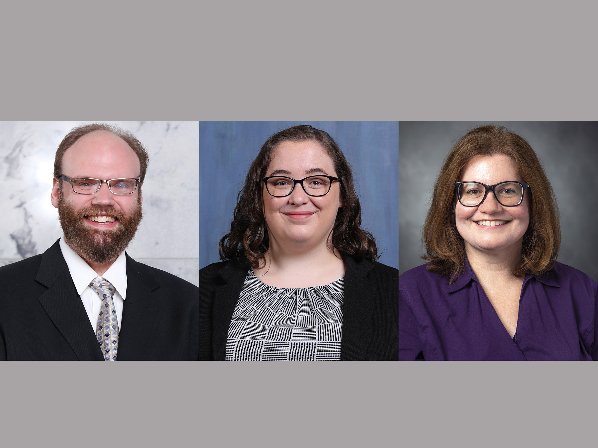 Three librarians receive promotions