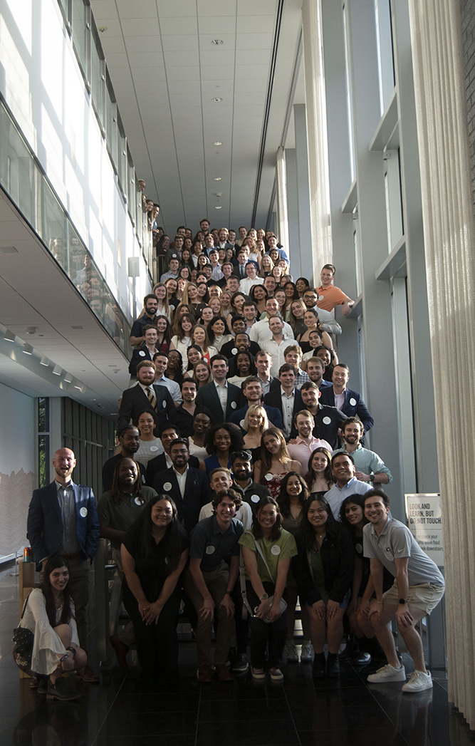 More than 25 Law Dawgs participated in the Professional Programs Mixer at the Georgia Museum of Art in April. The event brought together students from all of the professional schools at UGA, including pharmacy, medicine and veterinary medicine.
