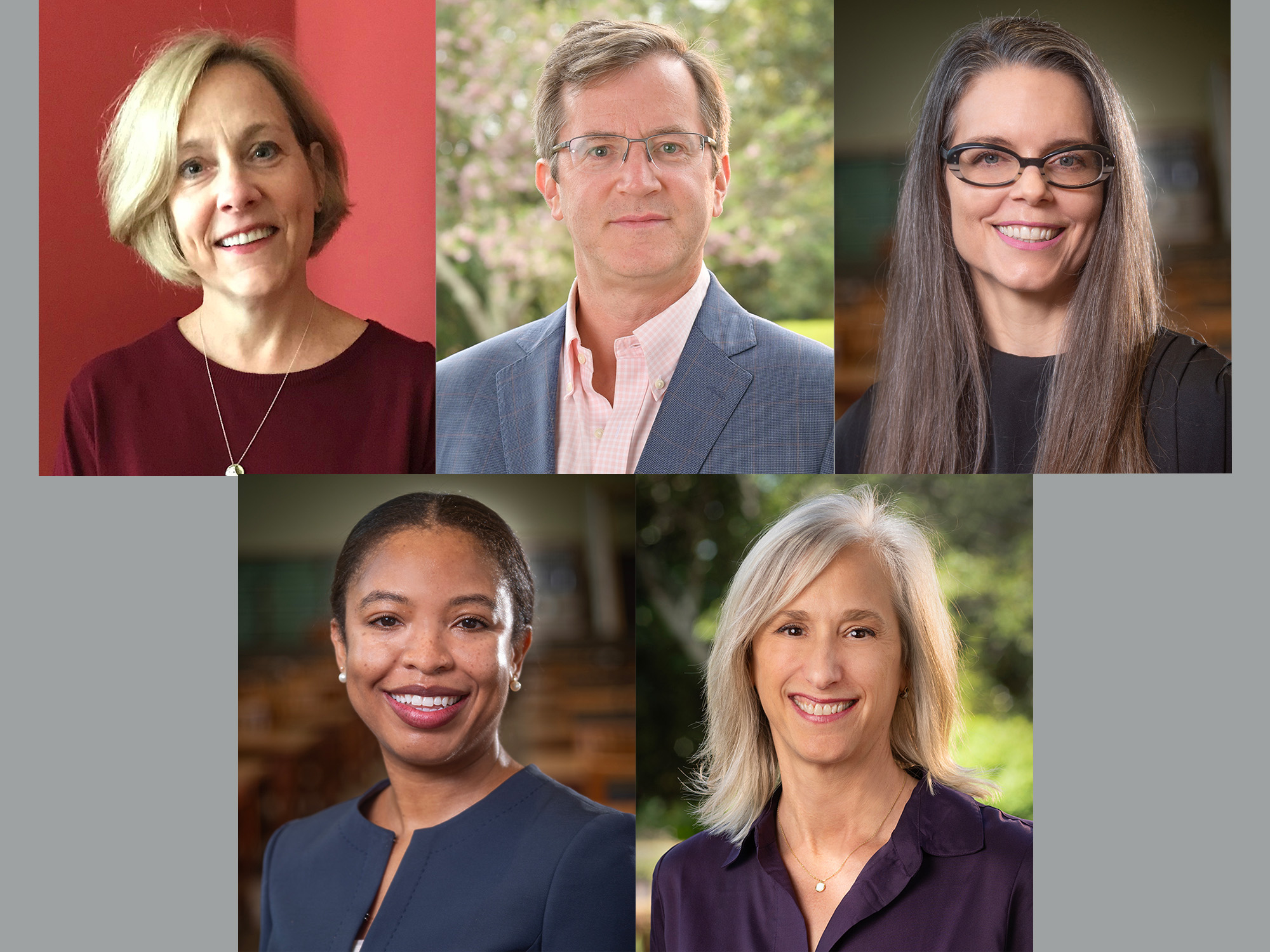 Collage of Amann, Bruner, LeClercq, Redmon and Ringhand